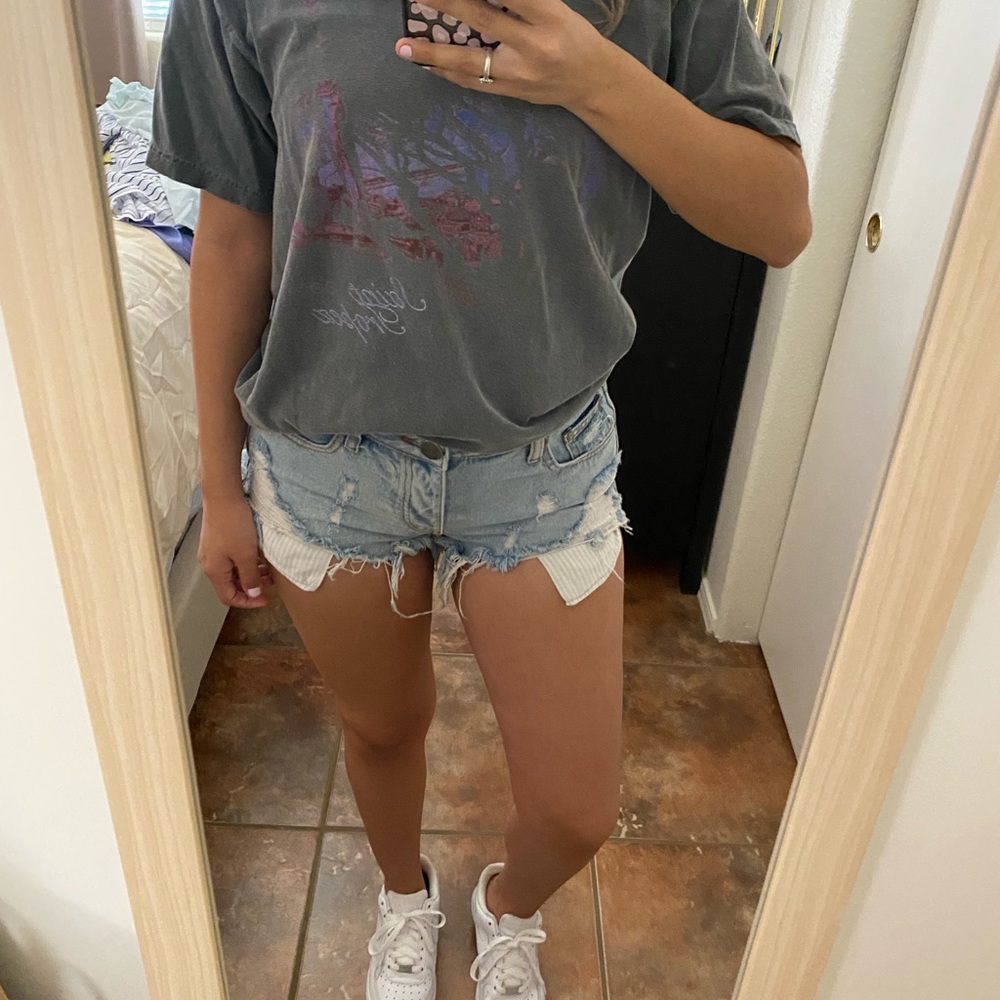 Mid rise Denim Shorts